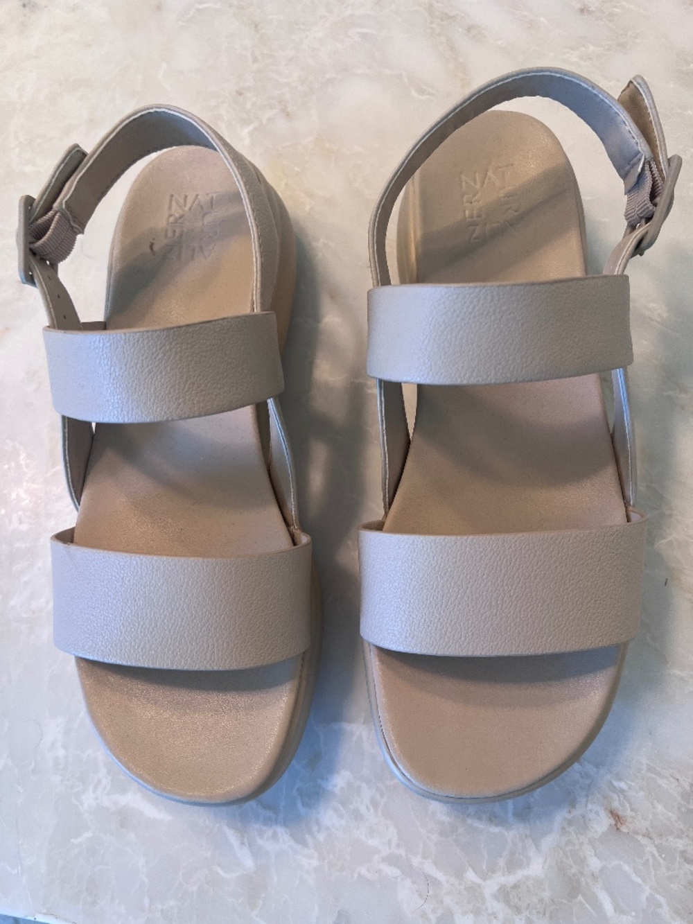 Naturalizer Coast platform wedge slingback sandals